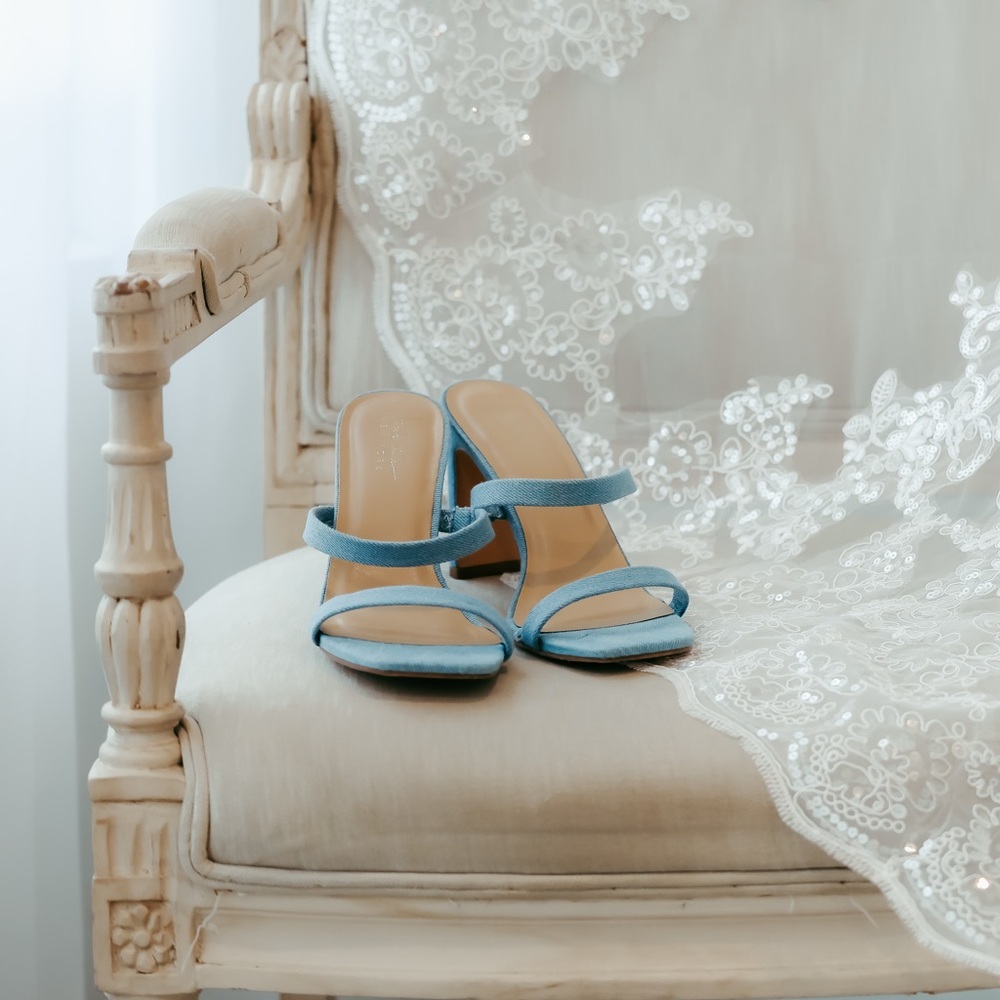Nicole Miller New York Denim Heels